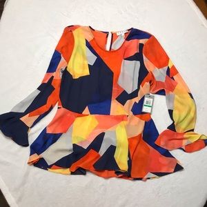 Ladies multi-colored top